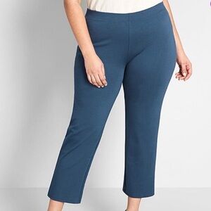 ModCloth blue flare & now pants size xl